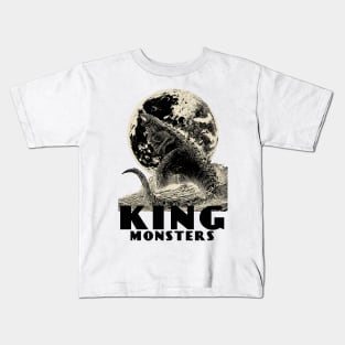 King Monsters Attack Kids T-Shirt